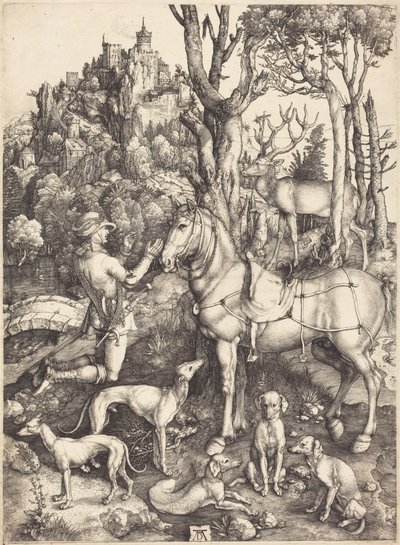 Pyhä Eustachius tekijältä Albrecht Dürer