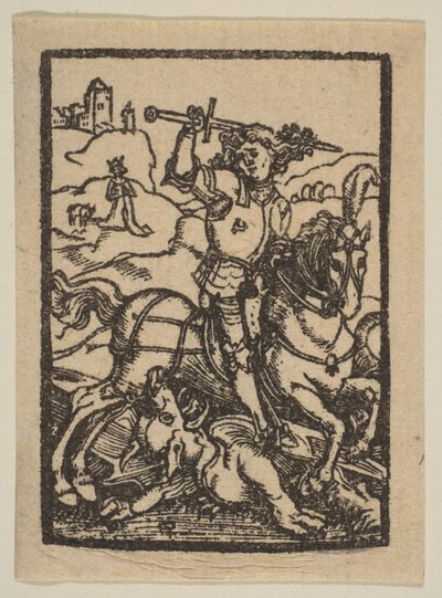 Saint George.n.d. tekijältä Albrecht Dürer