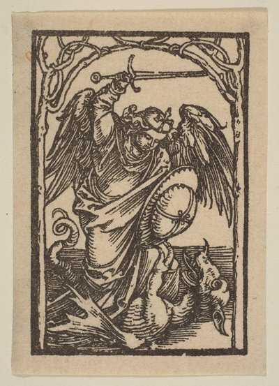 Saint Michael.n.d. tekijältä Albrecht Dürer
