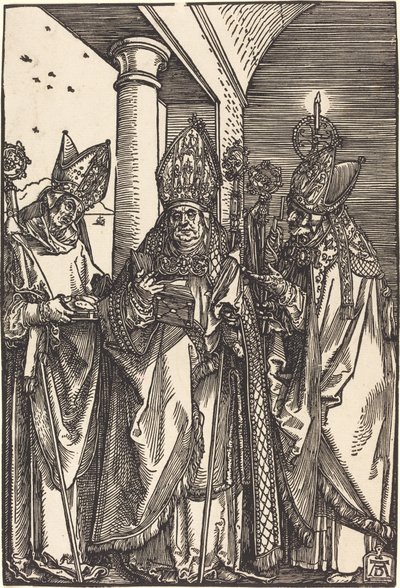 Pyhät Nikolaus, Ulrich ja Erasmus tekijältä Albrecht Dürer