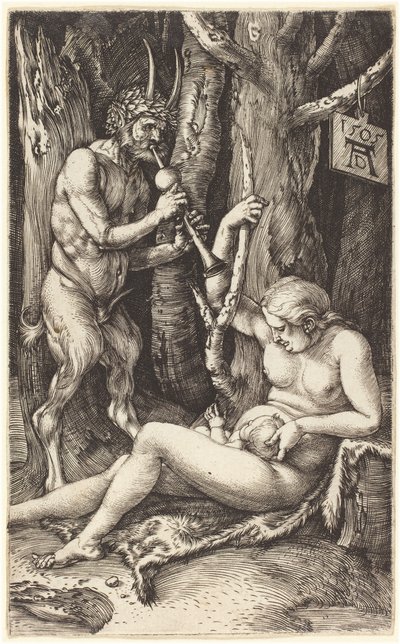 Satyr perhe tekijältä Albrecht Dürer