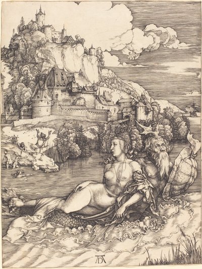Sea Monster ("The Sea Wonder") tekijältä Albrecht Dürer