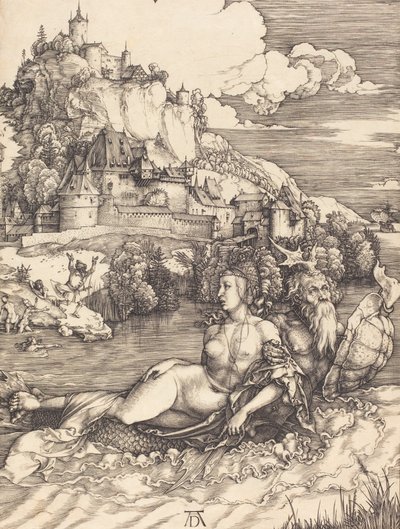 Sea Monster The Sea Wonder, c. 1498. tekijältä Albrecht Dürer