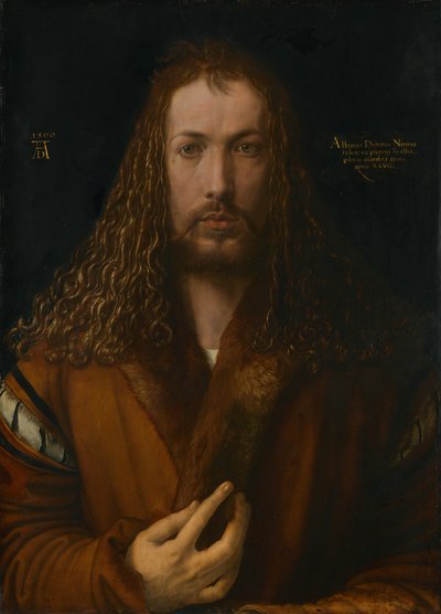 Omakuva turkishameessa, 1500. tekijältä Albrecht Dürer