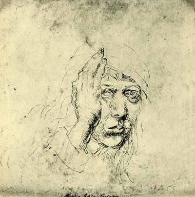 Omakuva siteellä, 1492, 1943. tekijältä Albrecht Dürer