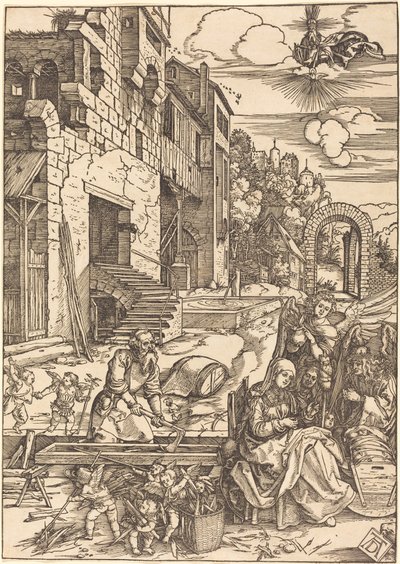 Pyhän perheen oleskelu Egyptissä tekijältä Albrecht Dürer