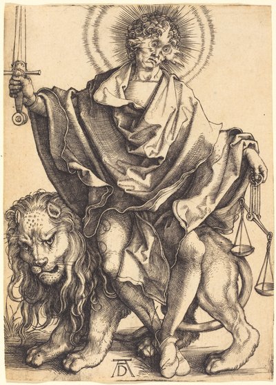 Sol Iustitiae (”Oikeudenmukaisuuden aurinko”) tekijältä Albrecht Dürer