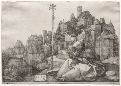 St. Anthony Reading tekijältä Albrecht Dürer