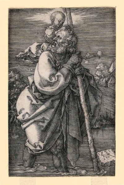 Pyhä Kristofer tekijältä Albrecht Dürer