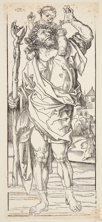 Pyhä Kristofer tekijältä Albrecht Dürer
