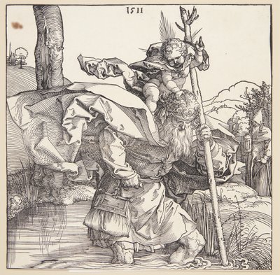Pyhä Kristofer tekijältä Albrecht Dürer