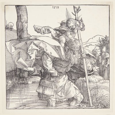 Pyhä Kristofer tekijältä Albrecht Dürer