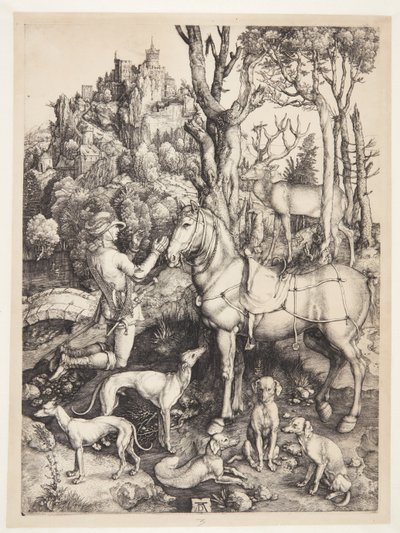 St. Eustace tekijältä Albrecht Dürer