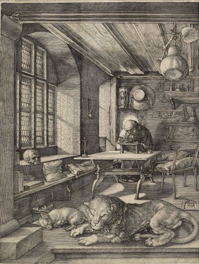 Sant Jeroni al seu estudi, 1514 finlandès tekijältä Albrecht Dürer