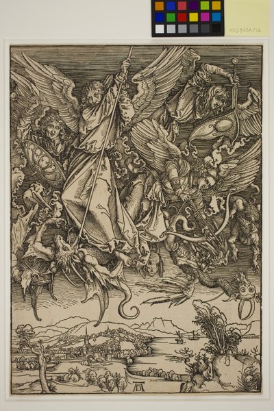 St. Michael Fighting the Dragon tekijältä Albrecht Dürer