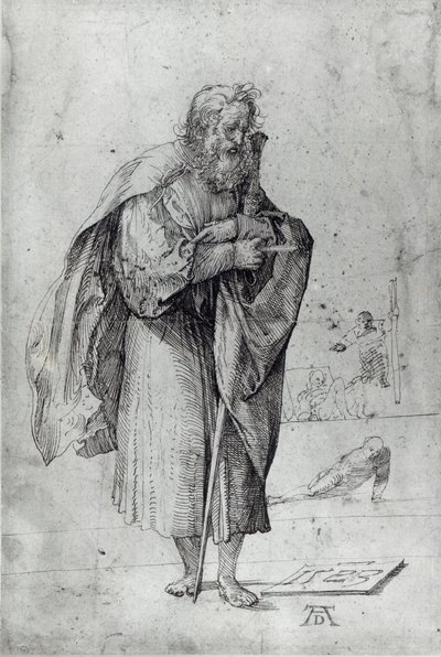 St. Paul, 1523 (kynä ja muste paperille) tekijältä Albrecht Dürer