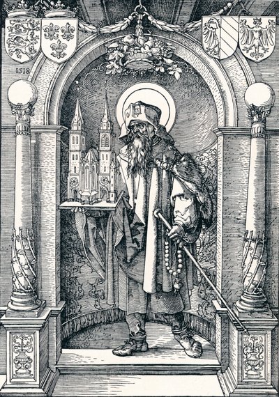 Pyhä Sebaldus markkinarakossa, 1518 1906 tekijältä Albrecht Dürer