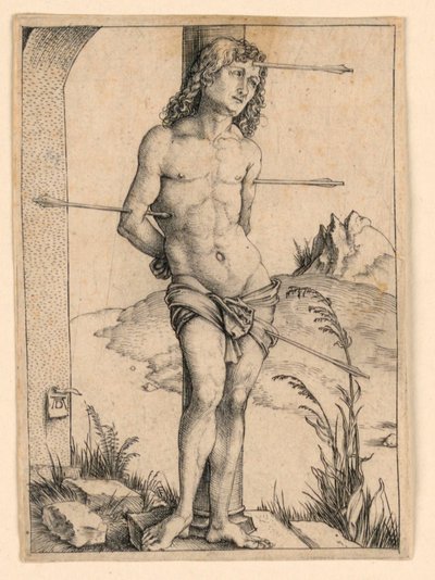 Pyhä Sebastian pylväässä tekijältä Albrecht Dürer