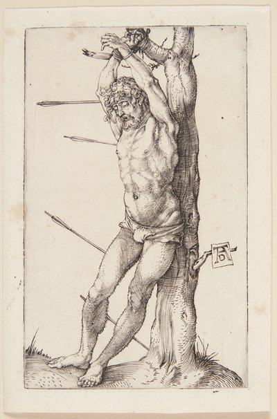 Pyhä Sebastian puussa tekijältä Albrecht Dürer