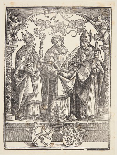Pyhä Stefanus kahden muun pyhän kanssa tekijältä Albrecht Dürer