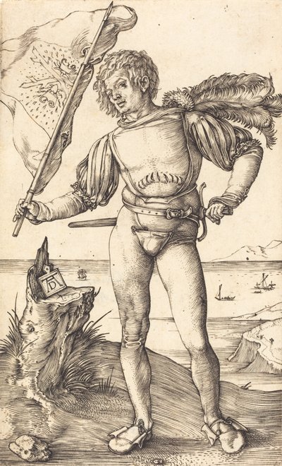 Standard Bearer, c. 15021503. tekijältä Albrecht Dürer