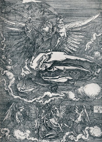Enkelin näyttämä sudarium, 1516 1906 tekijältä Albrecht Dürer