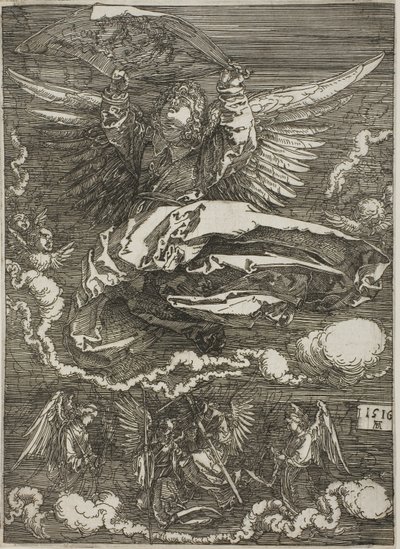 Enkelin levittämä sudarium tekijältä Albrecht Dürer