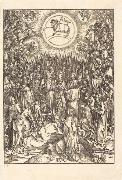 Karitsan palvonta tekijältä Albrecht Dürer
