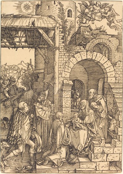 Maagien palvonta tekijältä Albrecht Dürer