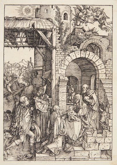 Maagien palvonta tekijältä Albrecht Dürer