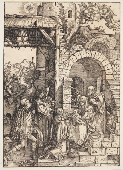 Maagien palvonta tekijältä Albrecht Dürer