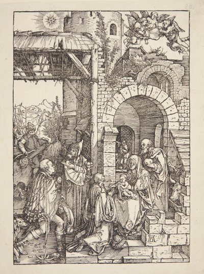 Maagien palvonta tekijältä Albrecht Dürer