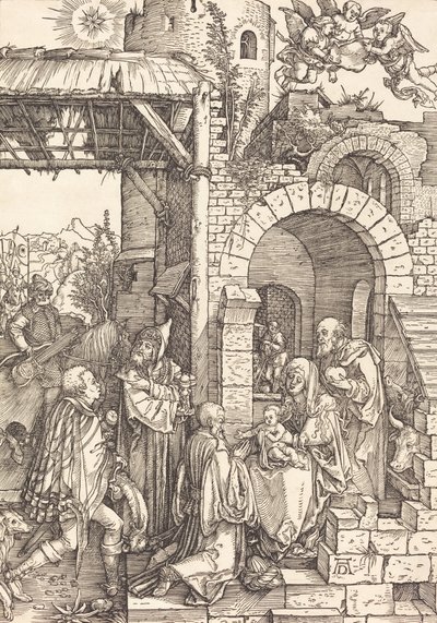 The Adoration of the Magi, n. 15011503. tekijältä Albrecht Dürer