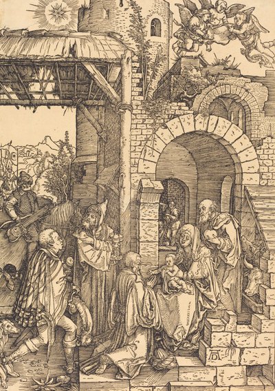 The Adoration of the Magi, n. 15011503. tekijältä Albrecht Dürer