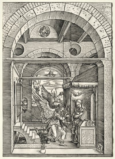 Ilmoitus, n. 1503-1505. tekijältä Albrecht Dürer