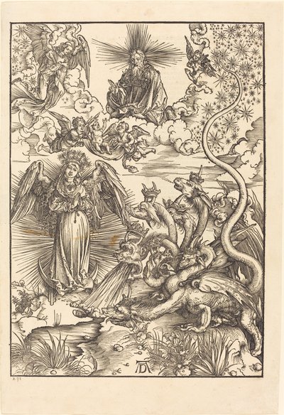 Apokalyptinen nainen tekijältä Albrecht Dürer