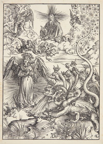 Apokalyptinen nainen tekijältä Albrecht Dürer