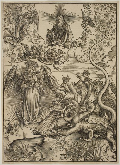 Apokalyptinen nainen tekijältä Albrecht Dürer