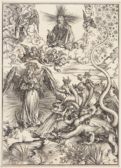 Apokalyptinen nainen tekijältä Albrecht Dürer
