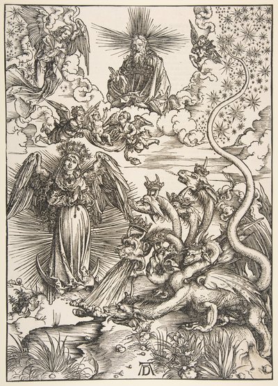The Apocalyptic Woman, Apocalypse-sarjasta, 1511. tekijältä Albrecht Dürer
