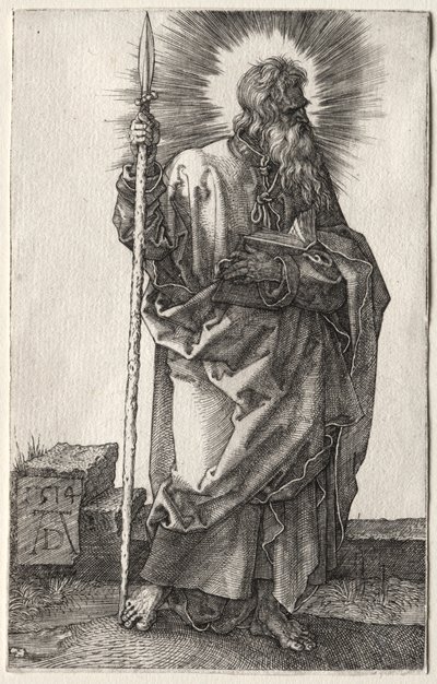 Apostoli Tuomas. tekijältä Albrecht Dürer