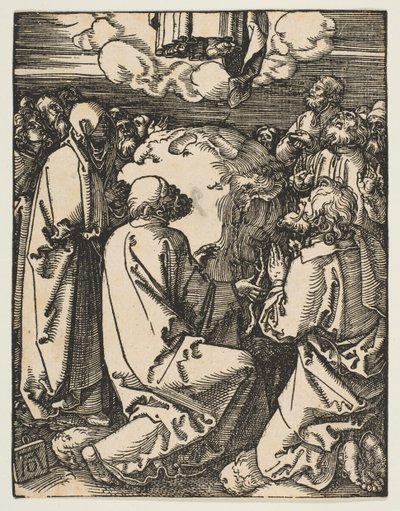 The Ascension, kirjasta The Small Passion, n. 1510. tekijältä Albrecht Dürer