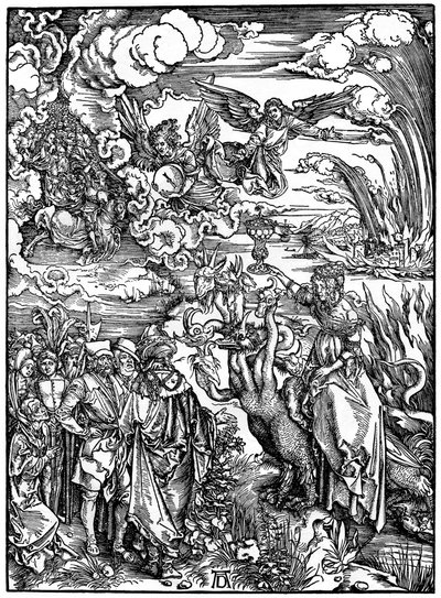 Babylonian huora, 1498, 1936. tekijältä Albrecht Dürer