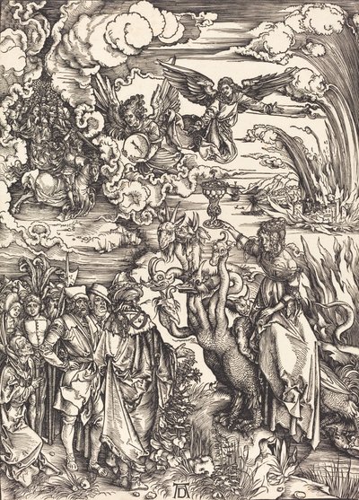 Babylonian huora, luultavasti n. 14961498. tekijältä Albrecht Dürer