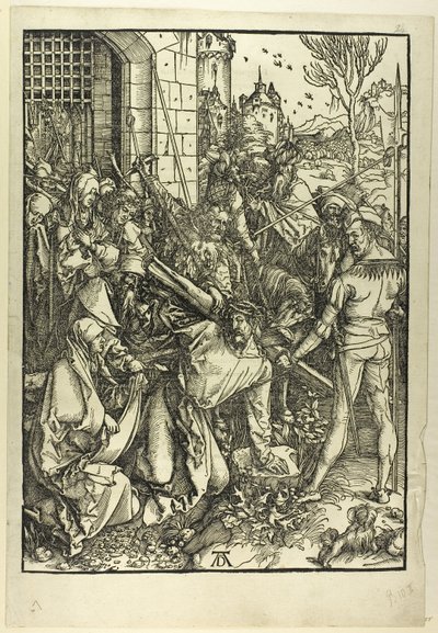 Ristin kantaminen Suuresta kärsimyksestä tekijältä Albrecht Dürer