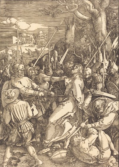Kristuksen pettäminen, 1510. tekijältä Albrecht Dürer
