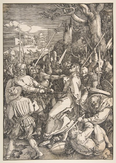 Kristuksen pettäminen.n.d. tekijältä Albrecht Dürer