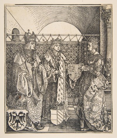 Philipin ja Joannan kihla.n.d. tekijältä Albrecht Dürer