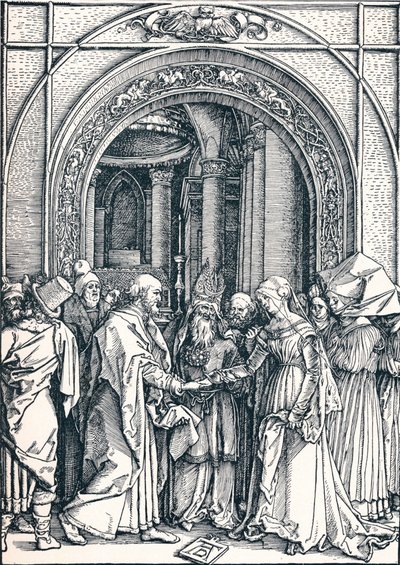 Neitsyen kihlaus, 1506 1906. tekijältä Albrecht Dürer