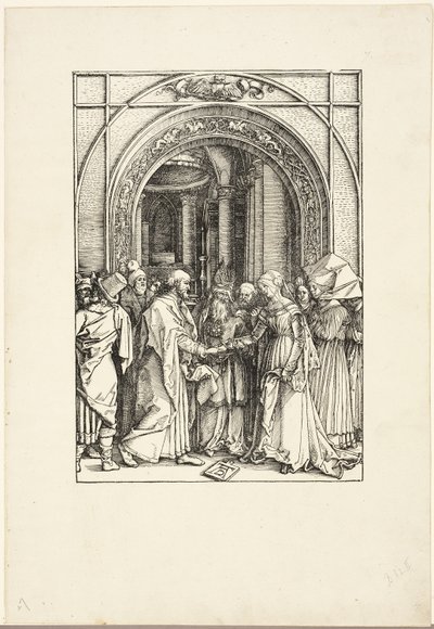 Neitsyen kihlaus, Neitsyen elämästä tekijältä Albrecht Dürer